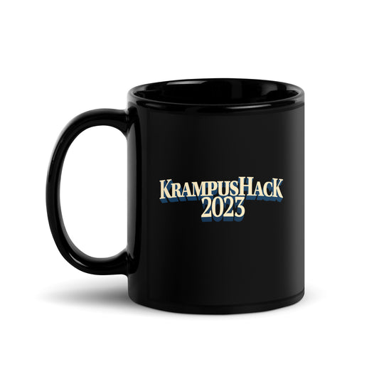 KrampusHack 2023 - Black Glossy Mug