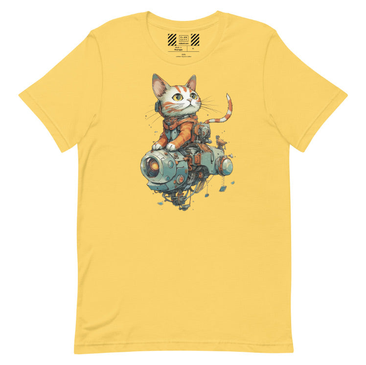 T-Shirt with a cat space ranger on it