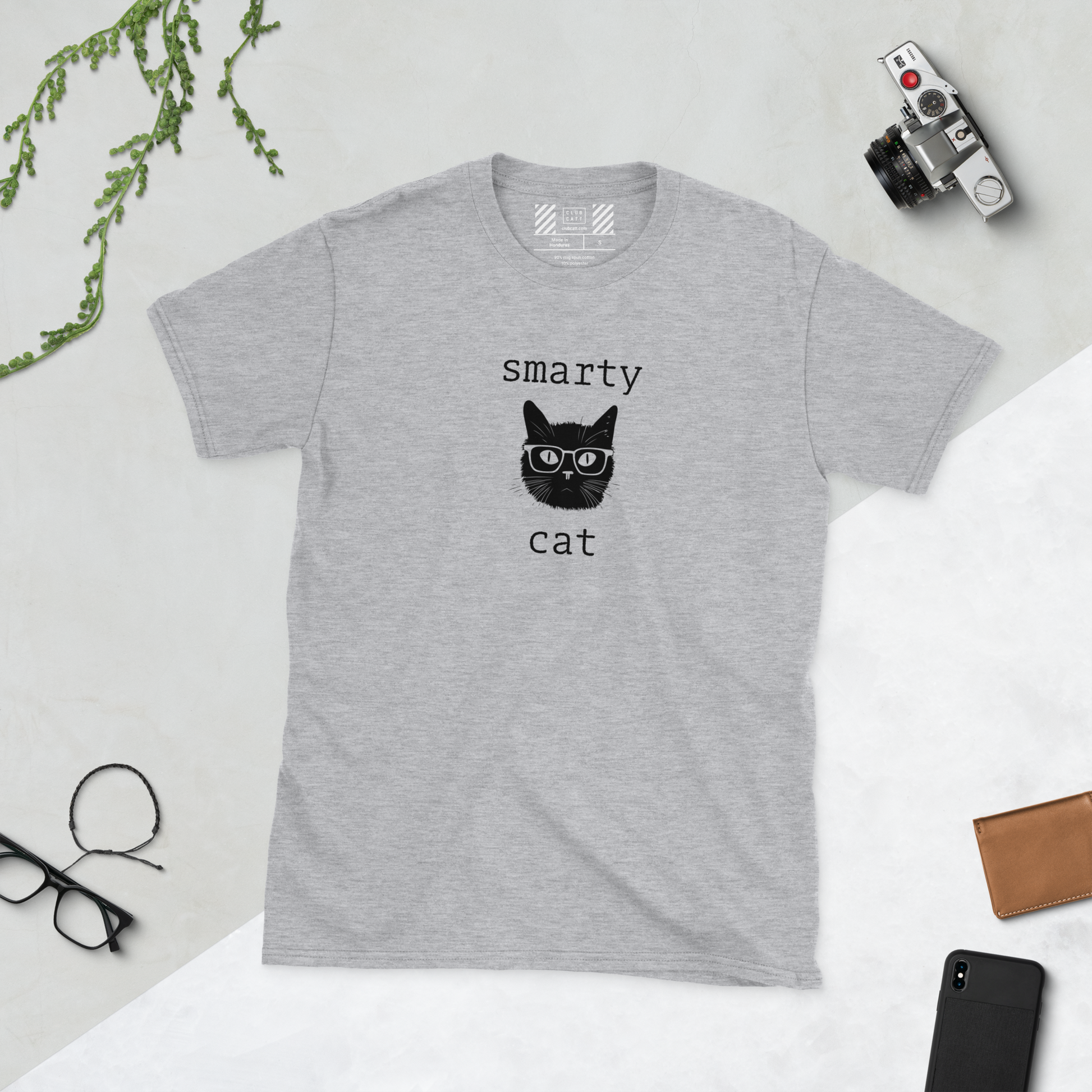 Smarty Cat T Shirt CLUBCATT