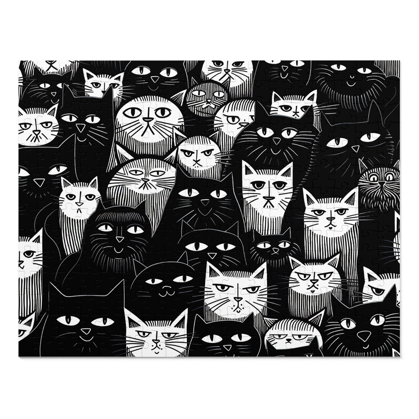 Black and White Cats • Jigsaw Puzzle