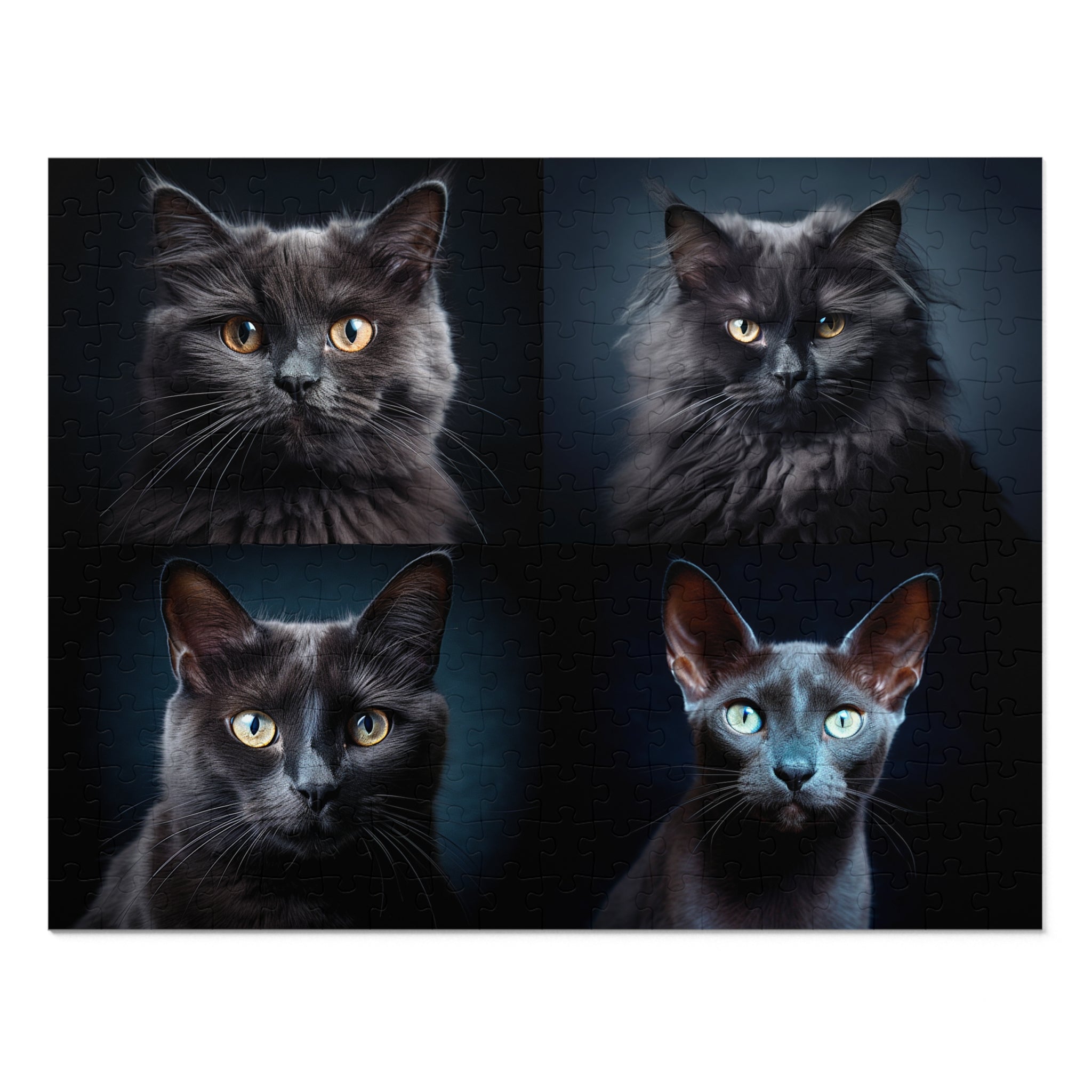 Black cat outlet jigsaw puzzle